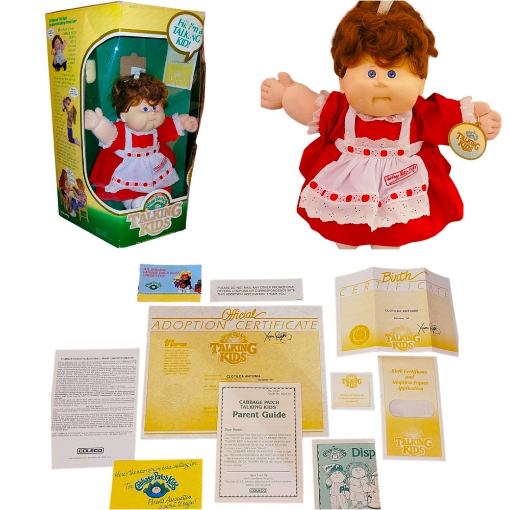 Vintage Interactive Talking Kids Cabbage Patch Kids